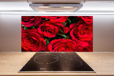 Panel do kuchni Czerwone róże