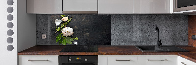 Panel szklany do kuchni Czosnek