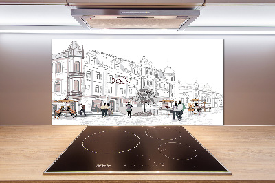 Achterwand keuken Oude Stad