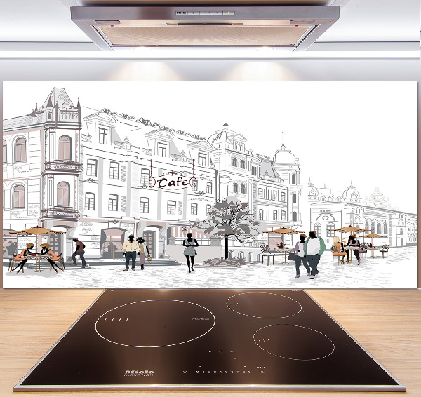 Panel dekor szkło Stare miasto