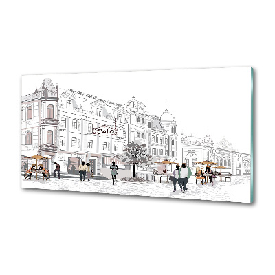 Panel dekor szkło Stare miasto