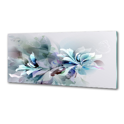 Panel do kuchni Abstrakcja kwiaty