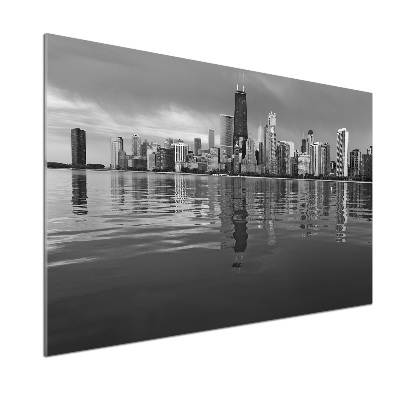 Panel szklany do kuchni Chicago