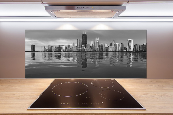 Panel szklany do kuchni Chicago