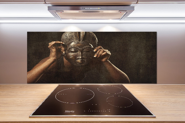 Keuken achterwand Afrikaans masker