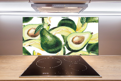 Spatscherm keuken Avocado