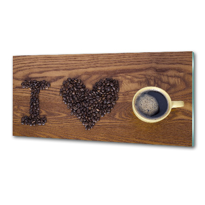 Panel do kuchni I love coffee