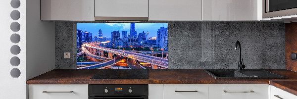 Panel szklany do kuchni Wiadukt