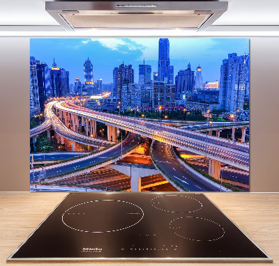 Panel szklany do kuchni Wiadukt