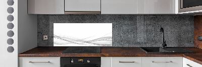 Panel do kuchni Abstrakcja fale