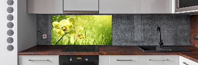 Panel między meble w kuchni Orchidea