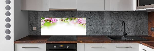 Keuken achterwand Lentebloemen
