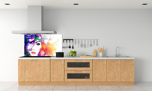 Panel do kuchni Portret kobiety