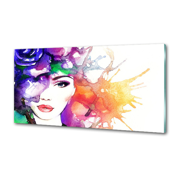 Panel do kuchni Portret kobiety