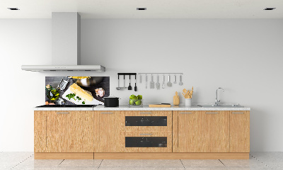 Panel lacobel Makaron z czosnkiem