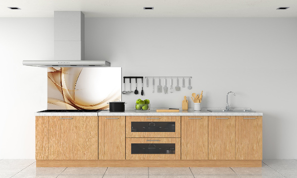 Panel do kuchni Abstrakcja fale