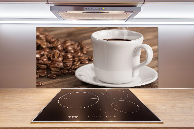 Achterwand keuken Een kopje koffie