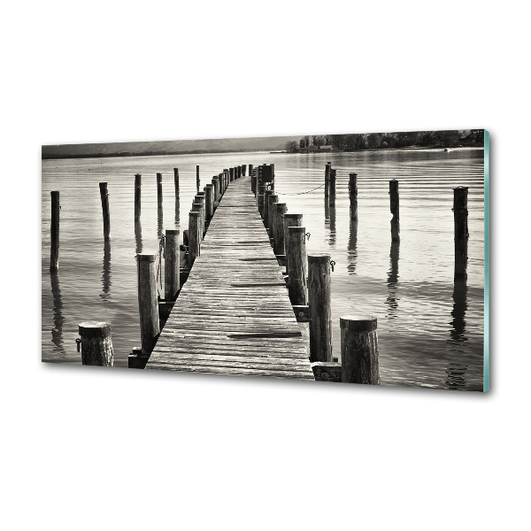 Panel do kuchni Drewniane molo