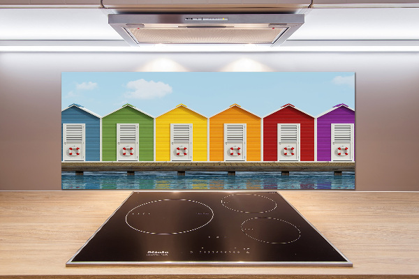 Spatscherm keuken Strandhutten