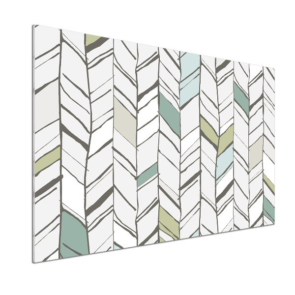 Panel dekor szkło Jodełka wzór