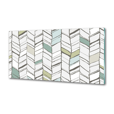 Panel dekor szkło Jodełka wzór