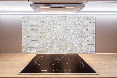 Keuken achterwand Krokodillenhuid