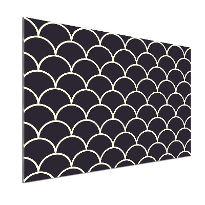 Panel dekor szkło Rybie łuski