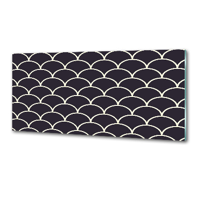 Spatscherm keuken Visschubben