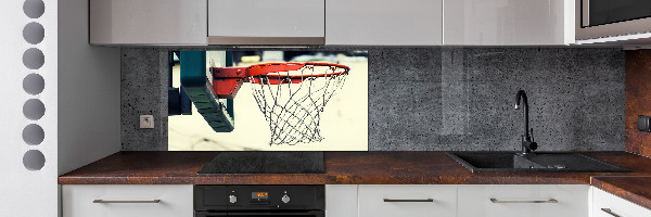 Spatscherm keuken Basketbal