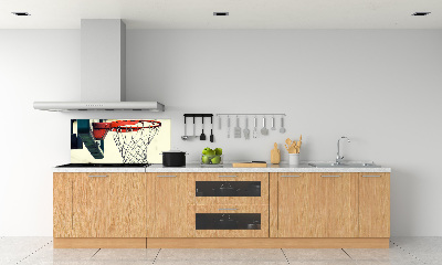 Spatscherm keuken Basketbal