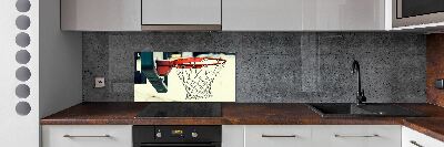 Spatscherm keuken Basketbal