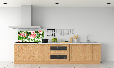 Keuken achterwand Bloemenpatroon