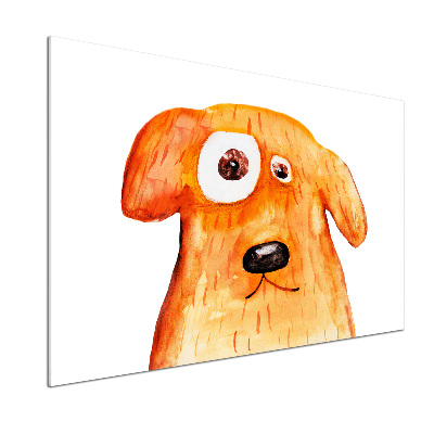 Panel szklany do kuchni Pies