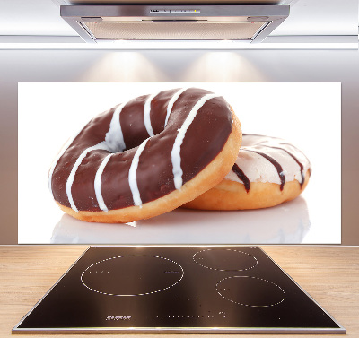 Spatplaat keuken Chocoladedonuts