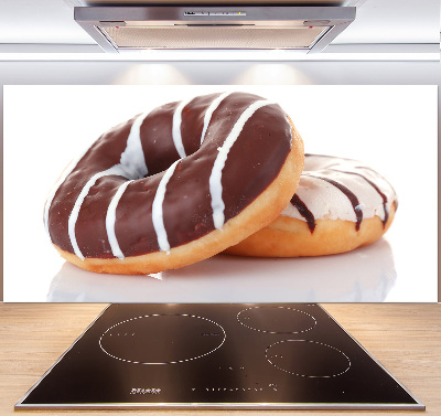 Spatplaat keuken Chocoladedonuts