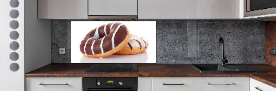 Spatplaat keuken Chocoladedonuts
