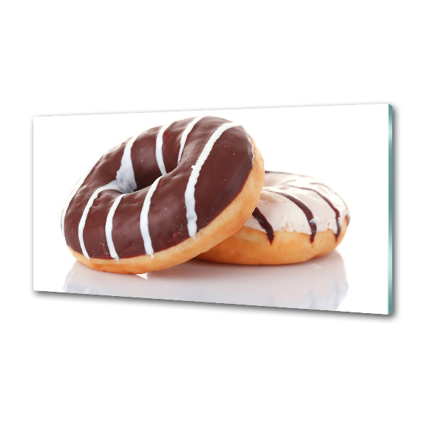 Spatplaat keuken Chocoladedonuts