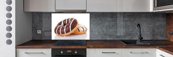 Spatplaat keuken Chocoladedonuts
