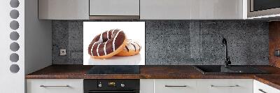 Spatplaat keuken Chocoladedonuts