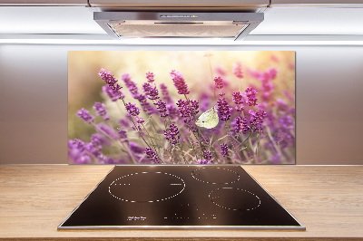 Achterwand keuken Lavendel