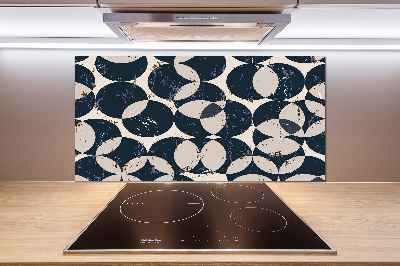 Spatplaat keuken Geometrische achtergrond