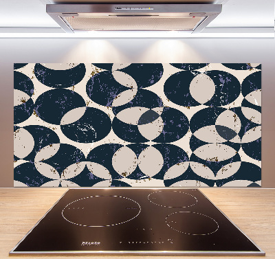 Spatplaat keuken Geometrische achtergrond