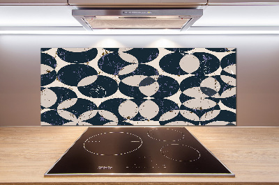 Spatplaat keuken Geometrische achtergrond