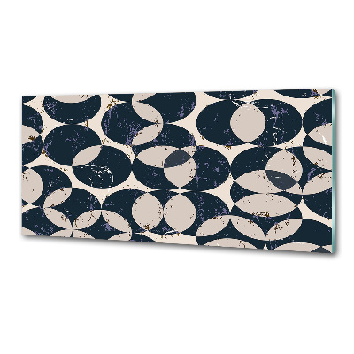 Spatplaat keuken Geometrische achtergrond