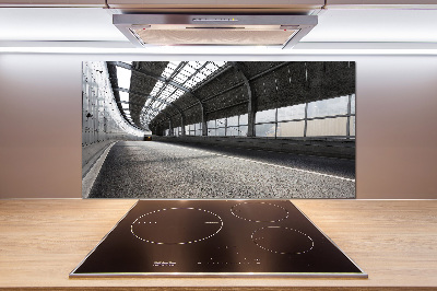 Keuken achterwand Weg in de tunnel