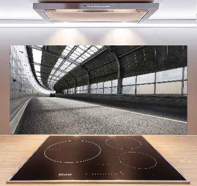 Keuken achterwand Weg in de tunnel