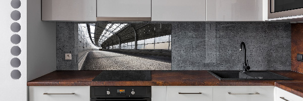 Keuken achterwand Weg in de tunnel