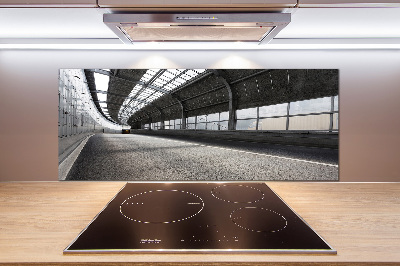 Keuken achterwand Weg in de tunnel