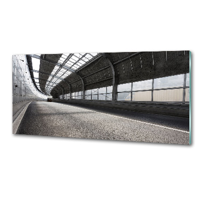 Keuken achterwand Weg in de tunnel