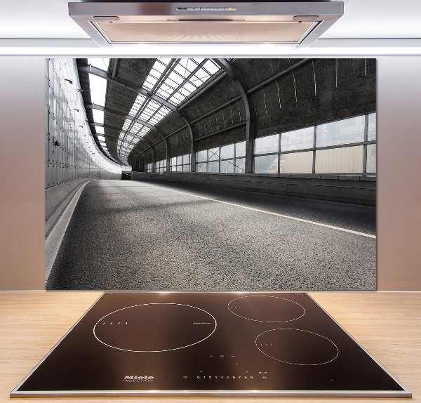 Panel do kuchni Droga w tunelu